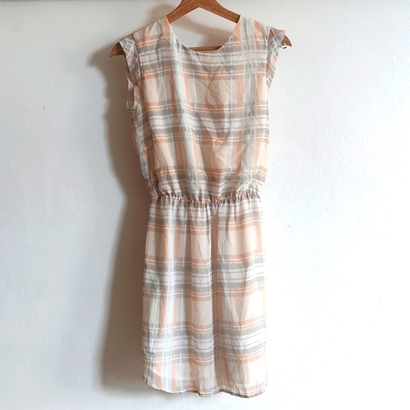 BNWT MANGO Chiffon Sleeveless mini Dress - Picture 3 of 9